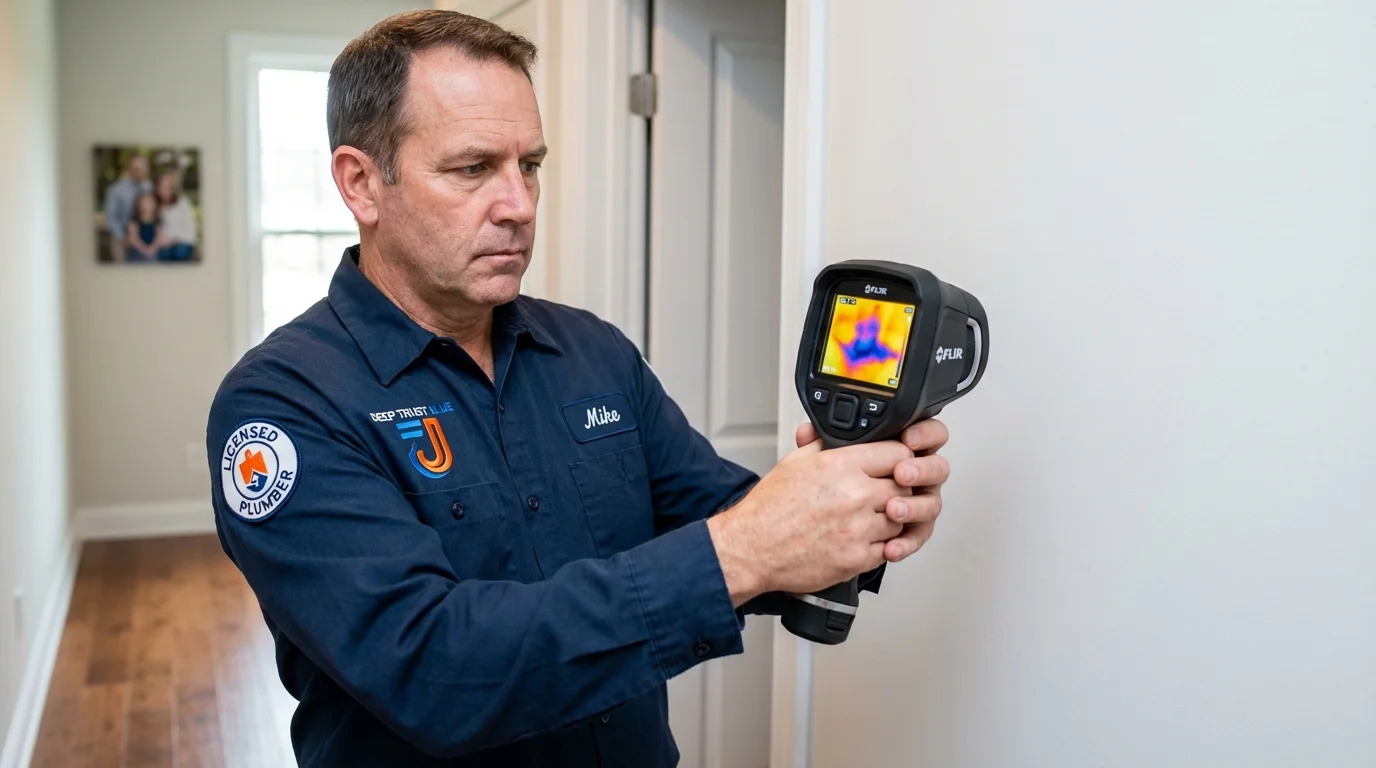 Thermal imaging leak detection by Johns Plumbing LLC in Carpentersville